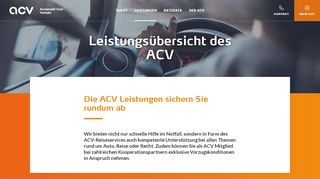 
                            12. Leistungsübersicht des ACV: Alle Vorteile auf einen Blick – ACV