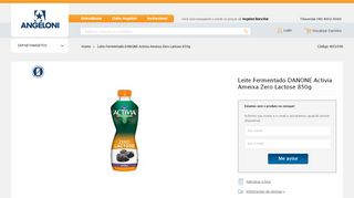 
                            13. Leite Fermentado DANONE Activia Ameixa Zero Lactose 850g