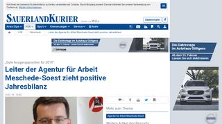 
                            9. Leiter der Agentur für Arbeit Meschede-Soest zieht positive ...