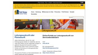 
                            12. Leitungsauskunft - Profi-Partner-Club Sicherer Tiefbau