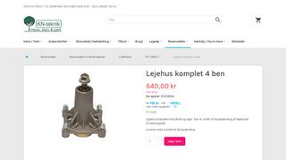 
                            11. Lejehus komplet 4 ben til havetraktor - KN-Teknik