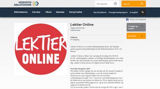 
                            8. Lektier Online | Hedensted Bibliotekerne