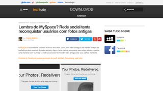 
                            7. Lembra do MySpace? Rede social tenta reconquistar usuários com ...