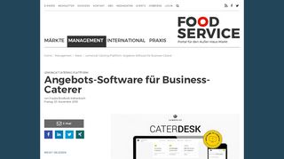 
                            13. Lemoncat Catering-Plattform: Angebots-Software für Business-Caterer