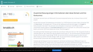 
                            10. Lenabb.ch - Performance Statistiken und Informationen - LKX.ch