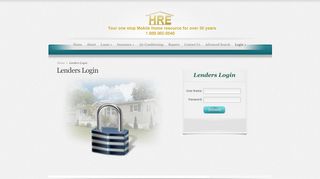 
                            9. Lenders Login | HRE