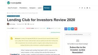 
                            7. Lending Club for Investors Review 2019 | Still a Good Investment?