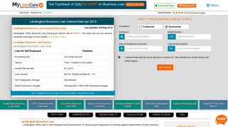 
                            9. Lendingkart Business Loan Interest Rate @ 18.00% Feb 2019 | Eligibility