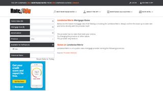 
                            12. Lendwise/Merix Mortgage Rates | RateSpy.com