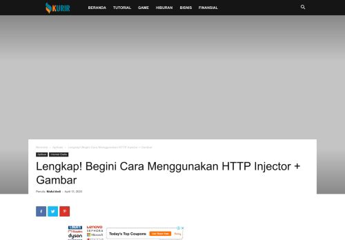 
                            7. Lengkap! Begini Cara Menggunakan HTTP Injector + Gambar ...