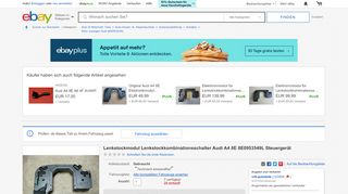 
                            4. Lenkstockmodul Lenkstockkombinationsschalter Audi A4 8E ... - eBay