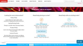 
                            5. Lenovo Customer Service & Order Support | Lenovo US