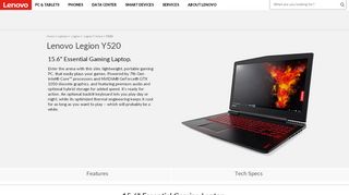 
                            3. Lenovo Legion Y520 |15.6