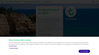 
                            4. L'enregistrement en ligne | Transavia