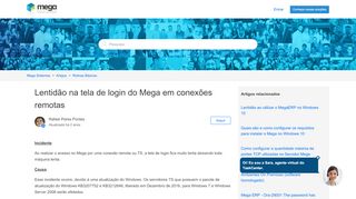 
                            10. Lentidão na tela de login do Mega em conexões remotas - TaskCenter