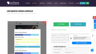 
                            8. Leo Quick Login Module | Prestashop 1.7 Module | Prestashop Theme ...