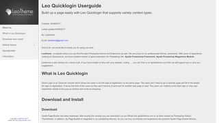 
                            11. Leo Quicklogin guide for Prestashop 1.7 - LeoTheme