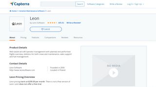 
                            7. Leon Reviews and Pricing - 2019 - Capterra