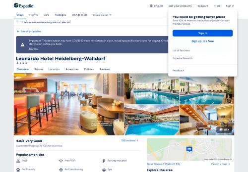 
                            9. Leonardo Hotel Heidelberg-Walldorf: 2019 Room Prices , Deals ...