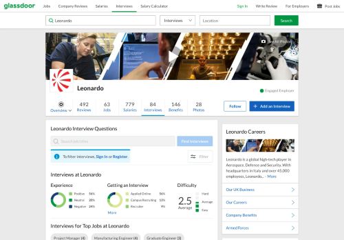 
                            13. Leonardo Interview Questions | Glassdoor.co.uk