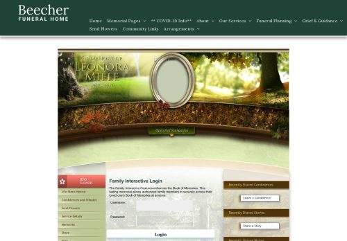 
                            12. Leonora Miele Login - Brewster, New York | Beecher Funeral Home