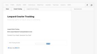 
                            13. Leopard Courier Tracking | See And Report Important NEWS