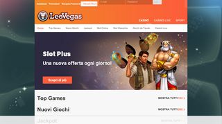 
                            1. LeoVegas: Casinò Online | 1.000€ bonus e 70 free spins