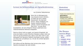 
                            3. Lernen im Selbststudium mit Sprachenlernen24