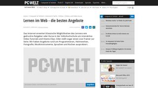 
                            9. Lernen im Web - die besten Angebote - PC-WELT