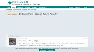 
                            5. Lernen & Organisation - Die Unibibliothek in Hagen...ein Buch mit ...