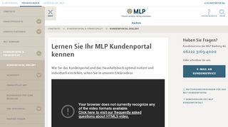 
                            5. Lernen Sie Ihr MLP Kundenportal kennen - mlp-aachen.de