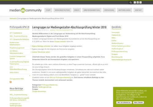 
                            4. Lerngruppe - Mediencommunity 2.0