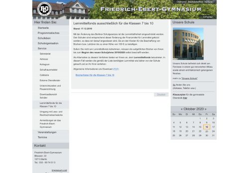 
                            8. Lernmittelfonds für die Klassen 7 bis 10 — Friedrich-Ebert-Gymnasium ...