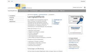 
                            12. Lernplattform - ecampus-services - Universität Bonn
