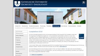
                            6. Lernplattform ILIAS - Katholische Universität Eichstätt-Ingolstadt