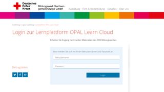 
                            5. Lernplattform OPAL Learn Cloud - Dresden