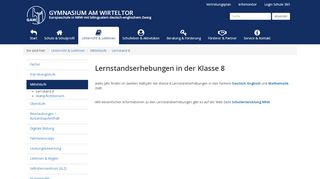 
                            5. Lernstand 8 - Gymnasium am Wirteltor