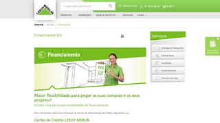 
                            11. Leroy Merlin - Financiamento