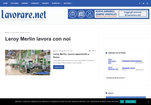 
                            5. Leroy Merlin lavora con noi Archivi - Lavorare.net