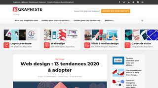 
                            3. Les 15 grandes tendances web design pour 2019 - Graphiste.com