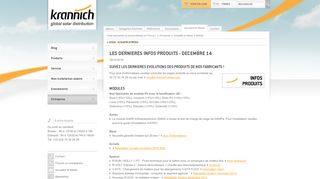 
                            13. Les dernieres infos produits - decembre 14 - Krannich Solar