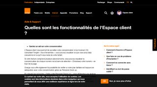 
                            10. Les fonctionnalités de l'Espace client | Orange Belgique