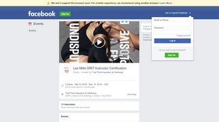 
                            9. Les Mills GRIT Instructor Certification - Facebook