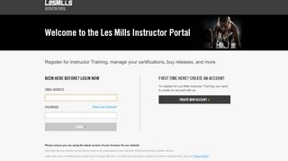 
                            10. Les Mills Instructor Portal