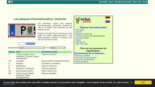 
                            5. Les plaques d'immatriculation: Autriche - Cactus2000