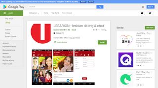 
                            9. LESARION - Lesben Chat & Dating – Apps bei Google Play