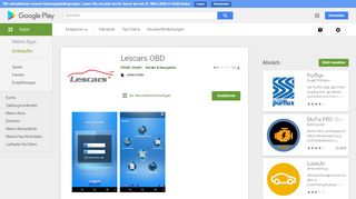 
                            6. Lescars OBD – Apps bei Google Play