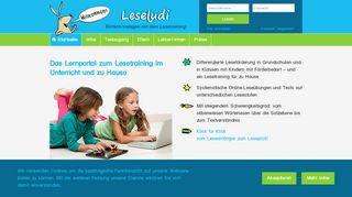 
                            1. Leseludi - das Lernportal zur individuellen Leseförderung im ...