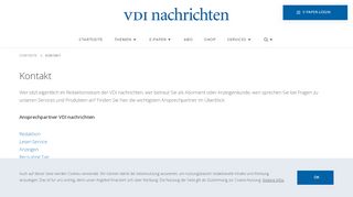 
                            6. Leserservice und Kontakt - vdi-nachrichten.com