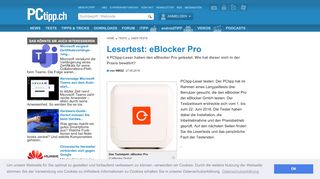 
                            6. Lesertest: eBlocker Pro - PCtipp.ch